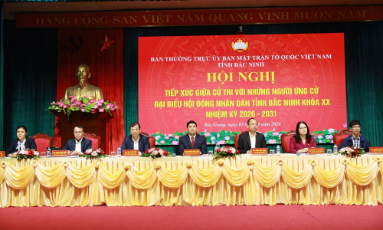  Các ứng cử viên đại biểu HĐND tỉnh tiếp xúc cử tri đơn vị bầu cử số 9